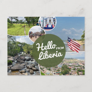 Hello from Liberia Postcard