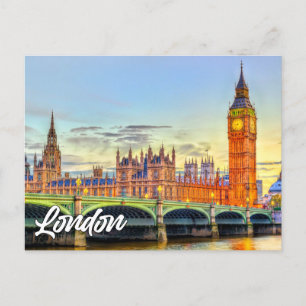 Hello From London, England, United Kingdom Postcard