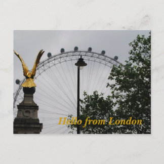 Hello from London Postcard