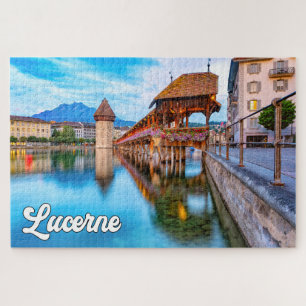 Hello From Lucerne, Switzerland Jigsaw Puzzle