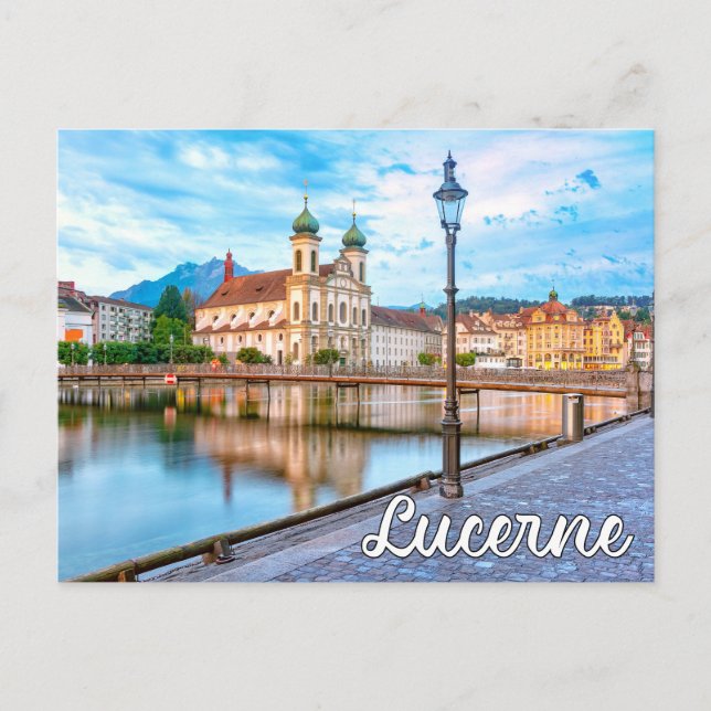 Hello From Lucerne, Switzerland Postcard (Front)
