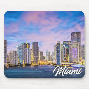 Hello From Miami, Florida, United States Mouse Mat