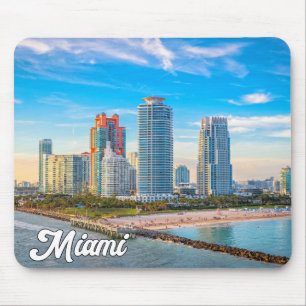 Hello From Miami, Florida, United States Mouse Mat
