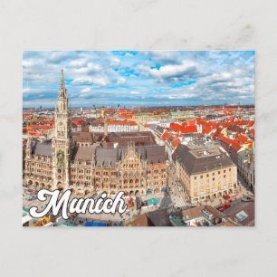 Hello From Munich, Germany Postcard