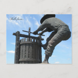 Hello from... Napa Valley CA Postcard