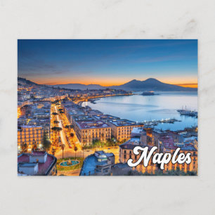 Hello From Naples, Italy Postcard