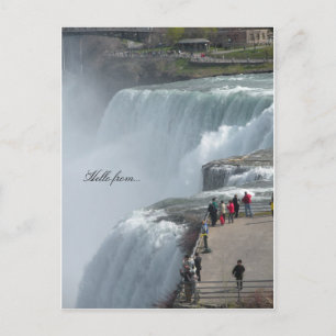 Hello from... Niagara Falls ny canada Postcard