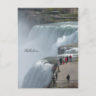Hello from... Niagara Falls ny canada Postcard