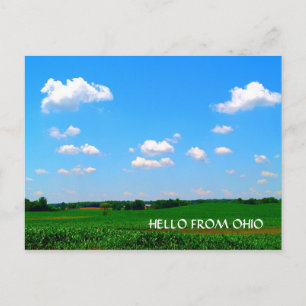 HELLO FROM OHIO POSTCARD
