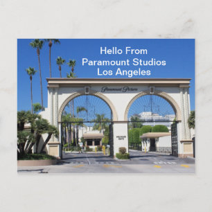 Hello From Paramount Studios Postcard