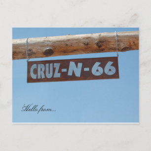 Hello from... Rt. 66 Postcard