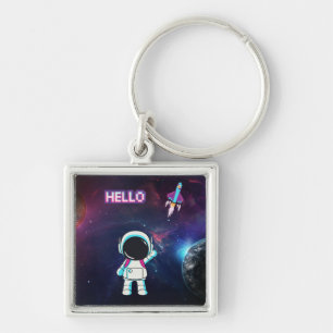 Hello from space. key ring