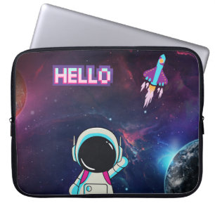 "Hello from Space" Laptop Sleeve