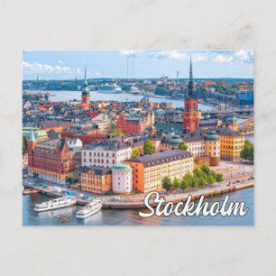 Hello From Stockholm, Sweden Postcard