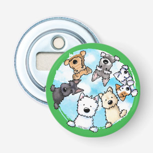 Hello From The Happy Side Keychain Bottle Opener