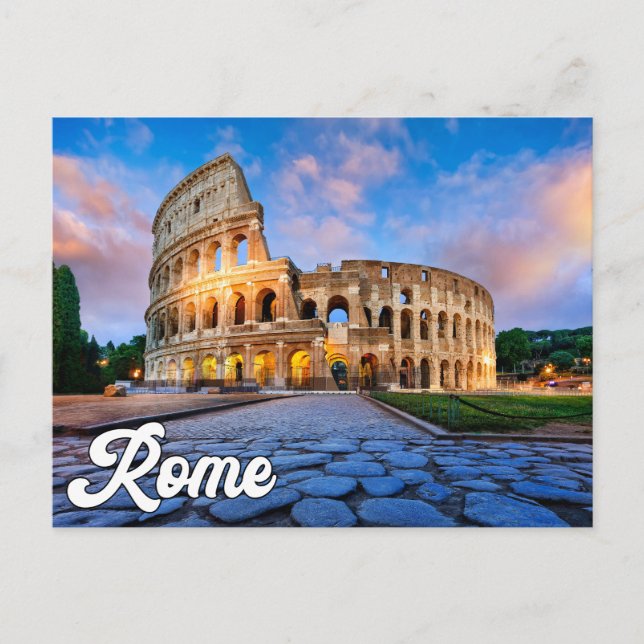 Hello From The Historic City Of Rome, Italy Postcard (Front)