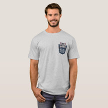 Hello from the pocket - Cute Cat T-shirt