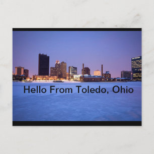 Hello From Toledo, Ohio Postcard