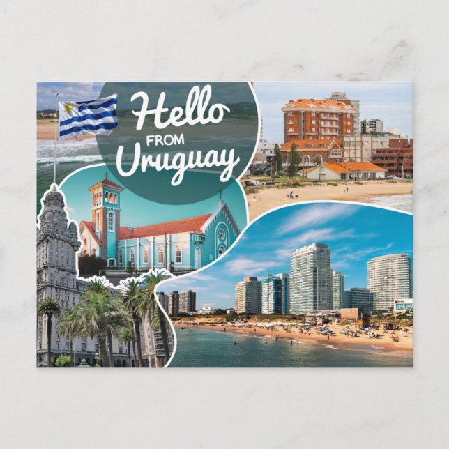 Hello From Uruguay Postcard (Front)