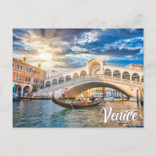 Hello From Venice, Italy Postcard