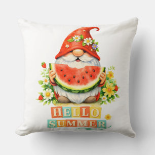 Hello Gnome Summer Cushion