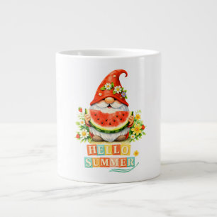 Hello Gnome Summer Large Coffee Mug