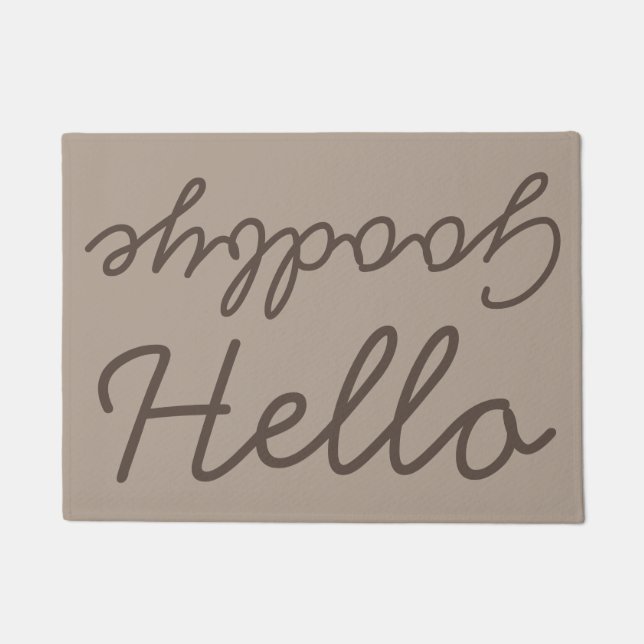 Hello Goodbye Doormat (Front)