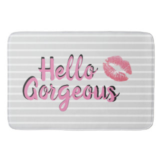 Hello Gorgeous Bath Mat