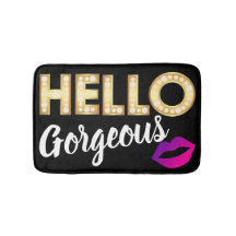 Hello Gorgeous Bath mat