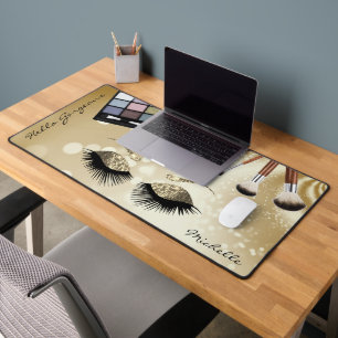 Hello Gorgeous - Beautiful Eyes - Personalise Desk Mat
