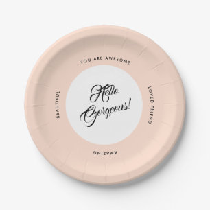 Hello Gorgeous Birthday, Girls Night Out Plates