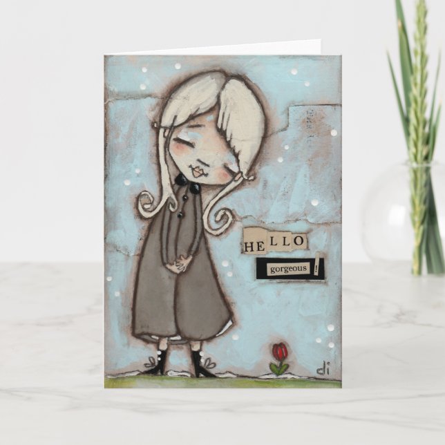 Hello, Gorgeous! - Blank Inside Card (Front)