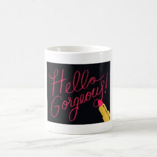 Hello Gorgeous Lipstick Coffee Mug