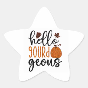 Hello Gourdgeous Autumn Stickers