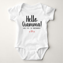 Hello Gramma Pregnancy Announcement