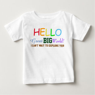 Hello Great Big World Cute Baby Organic Shirt