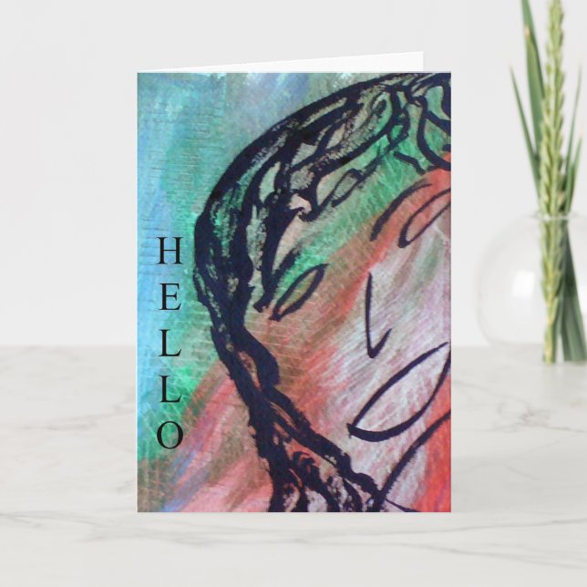 Hello Greeting Card (Front)