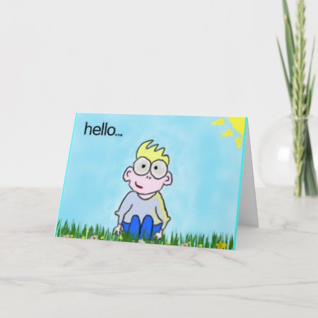 Hello Greeting Card (Front)