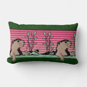 Hello, Groundhog's Shadow - Lumbar Cushion