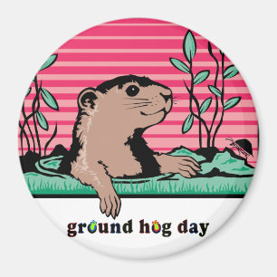 Hello, Groundhog's Shadow - Magnet
