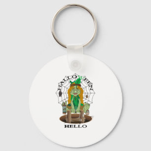 Hello Halloween       Key Ring