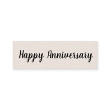 Hello/Happy Anniversary Mini Business Card