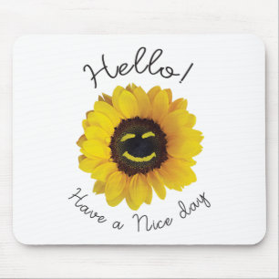 Hello ! Have a nice day Mouse Mat