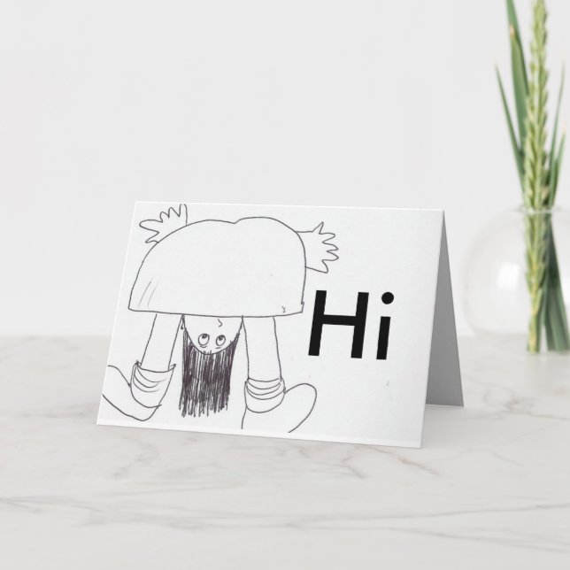 Hello, Hi Card (Front)