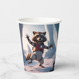 Hello,Hi Raccon  Paper Cups