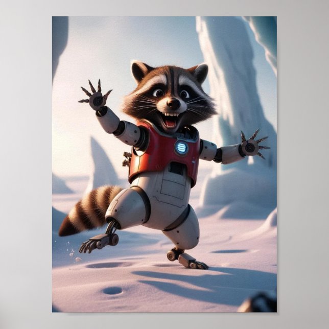 Hello,Hi Raccon  Poster (Front)