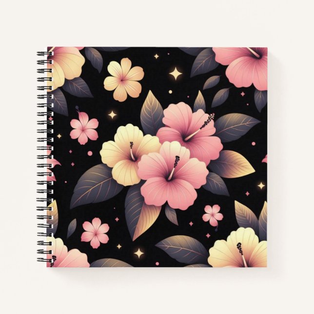 Hello Hibiscus  Notebook (Front)