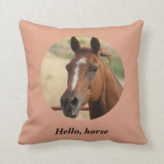 Hello horse and sweet dreams horse cushion