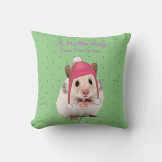 Hello Hug Hamster Cushion