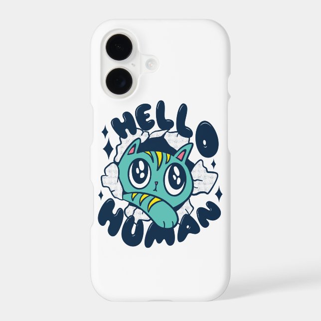 Hello human Cute Cat (Back)